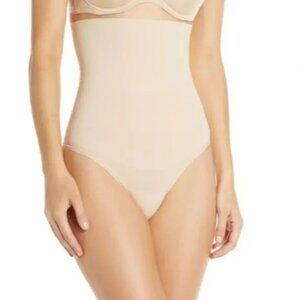 Yummie by Heather Thomson InShapes Danielle High Waste Shaping Thong Naked L/XL